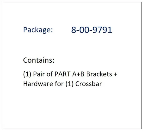 EXPOSED RACK Clk Gutter Brckts Pair