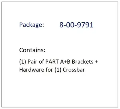 EXPOSED RACK Clk Gutter Brckts Pair