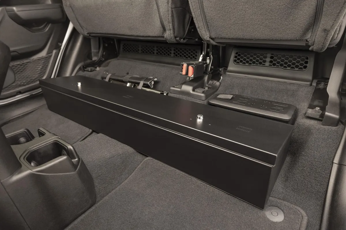 Tuffy Security Products Rear Underseat Lockbox - '20-26 Gladiator (Black)