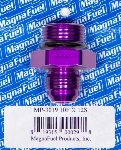 Magnafuel Racing Fuel Systems #10an Flare to #12an Port Fitting - Straight