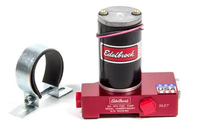 Edelbrock Fuel Pump, Electric, Quiet-Flo, Carbureted, 160gph, 1/2" In, 1/2" Out, 160 Gph, Red