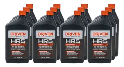 Driven Racing Oil HR5 10w40 Conventional Oil Case 12 x 1 Quart