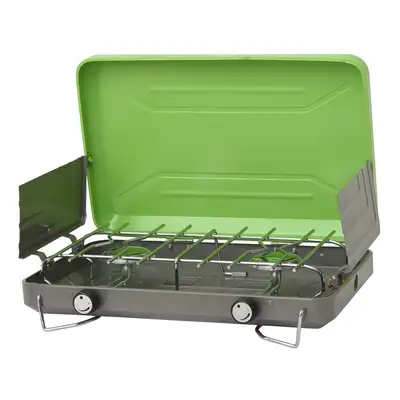 FLAME KING 2 Burner Portable Propane Gas Classic Camping Stove Grill