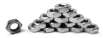 Steinjager Steinjäger Nuts Bulk Jam Fasteners, Bulk 1.25-12 RH 16 Pack Grade 5 Plated Zinc Silver