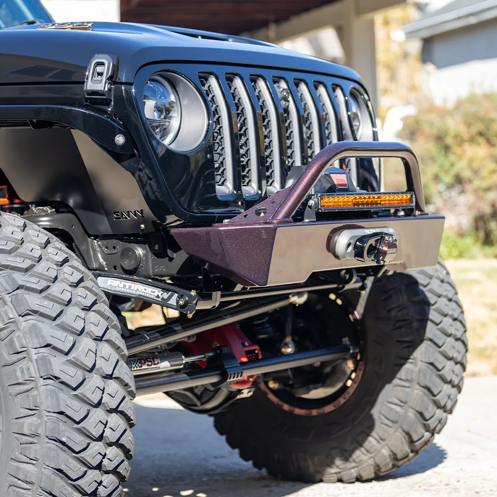 18c Wrangler/20c Gladiator Krawler Lite Front Bumper With Hoop Raw product image