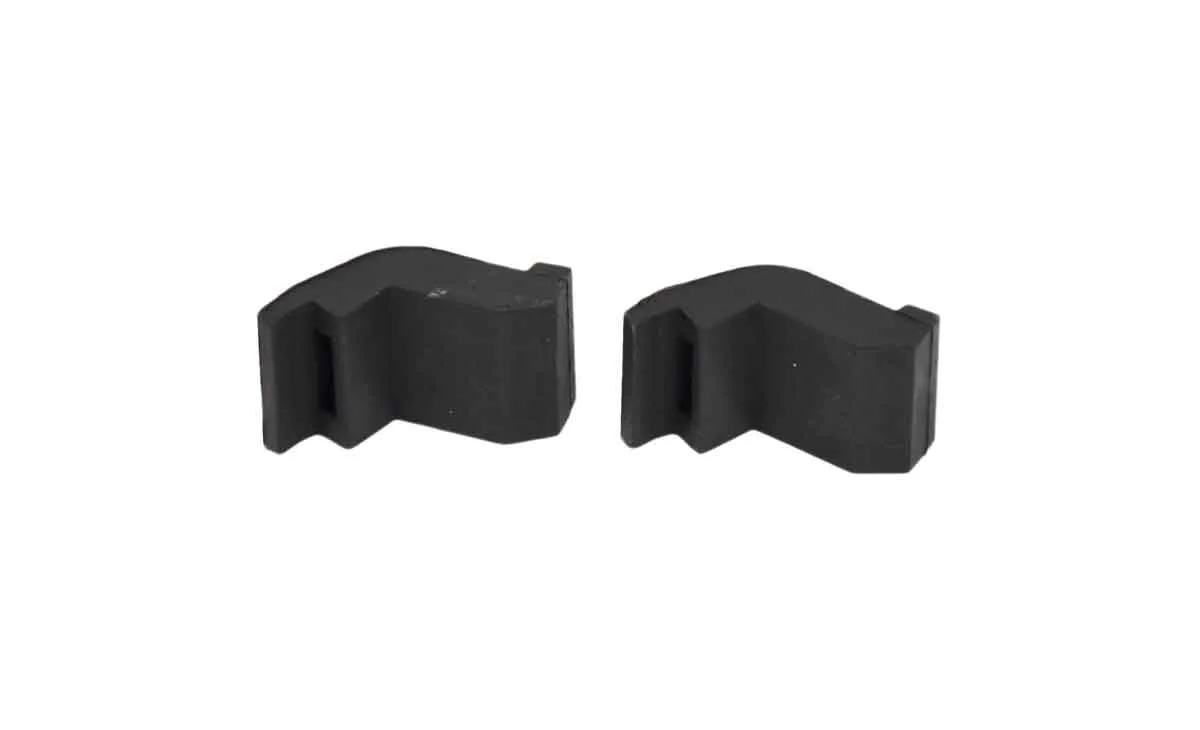 Jeep JK Hood Catch Pair 07-18 Wrangler JK Polished Silver Kentrol product image