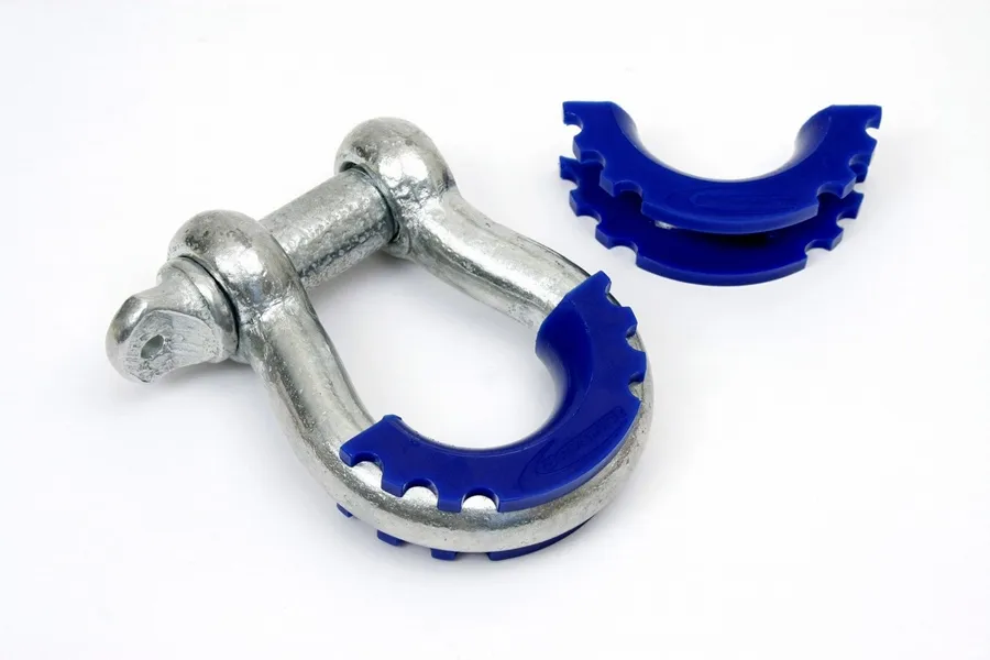 Daystar Daystar D-Ring/Shackle Isolators - Pair, Blue