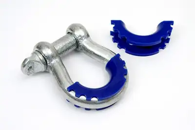 Daystar Daystar D-Ring/Shackle Isolators - Pair, Blue