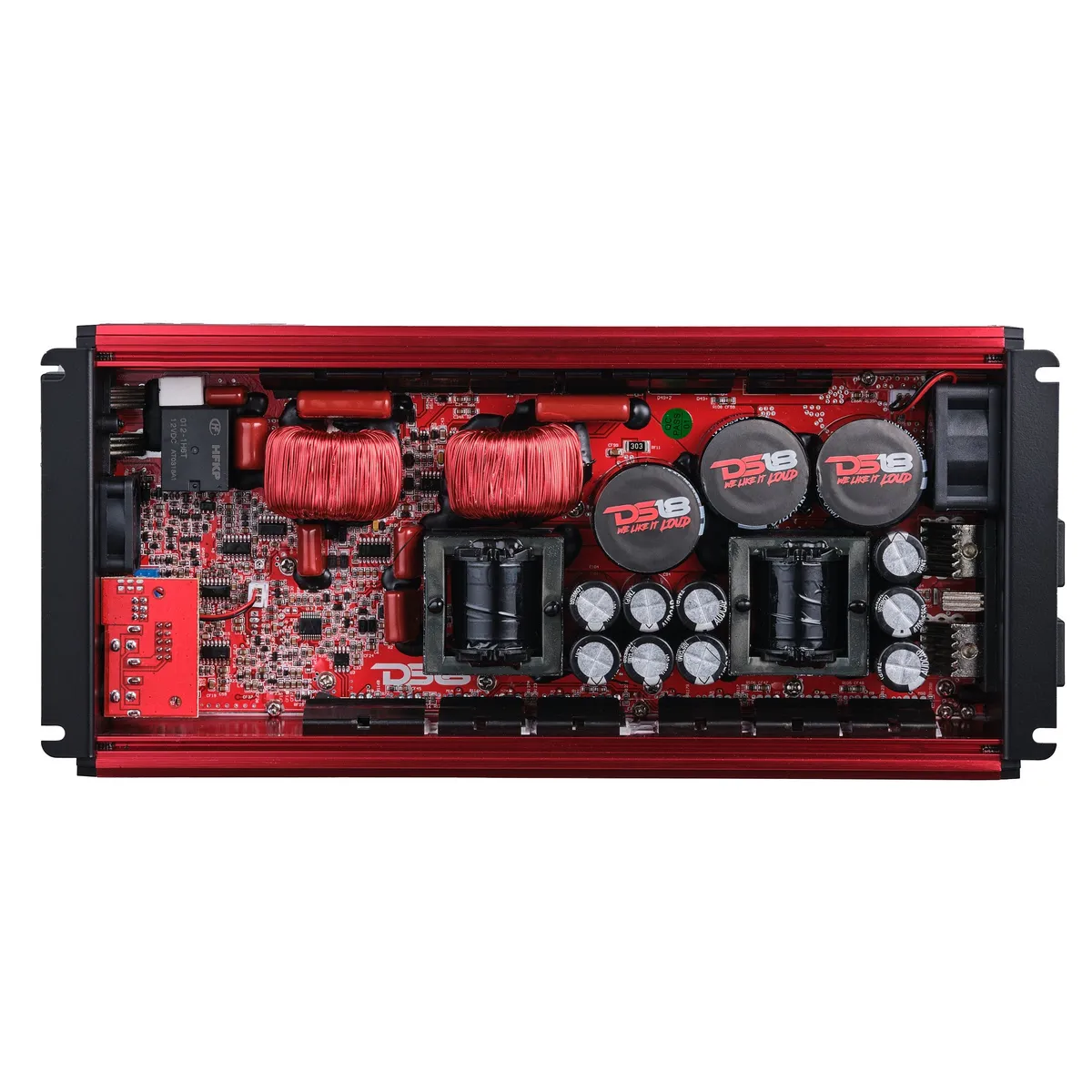 1-Channel | Class D | Full-Range Monoblock | 5000 Watts RMS @ 1Î© | DPIV1/0 Terminals Included | Red product image