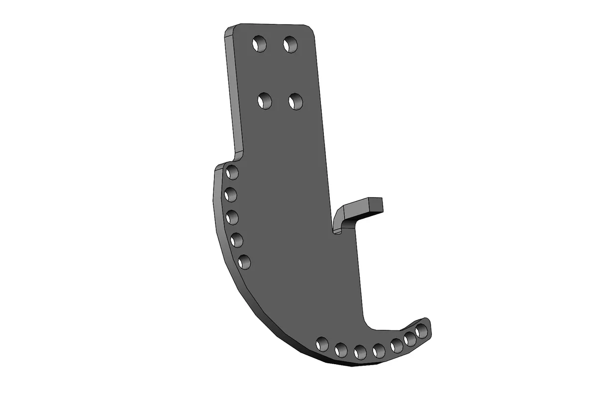 Addictive Desert Designs Addictive Desert Designs Shutter Motor Bracket Fits 2019-2025 Chevrolet GMC Silverado Sierra