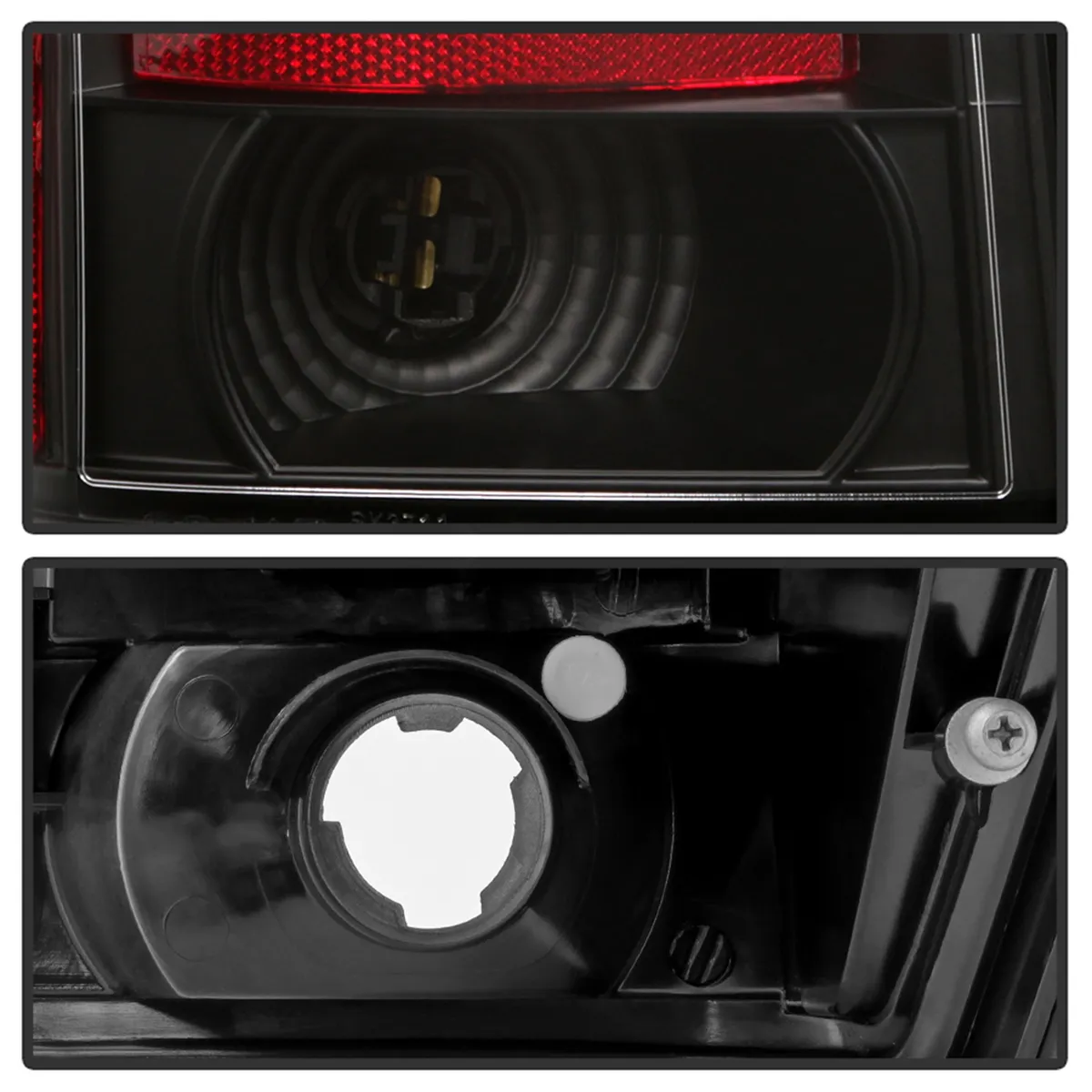 Spyder Jeep Grand Cherokee 07-10 Light Bar LED Tail Lights - Signal-LEDIncluded Reverse-3157Not Included Brake-LEDIncluded - Black product image