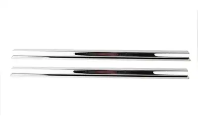 Kentrol Jeep TJ Entry Guards Pair 97-06 Wrangler TJ Polished Silver Kentrol