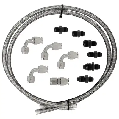 Billet Specialties Hose Kit Power Steering W/Pump Mount Resevoir