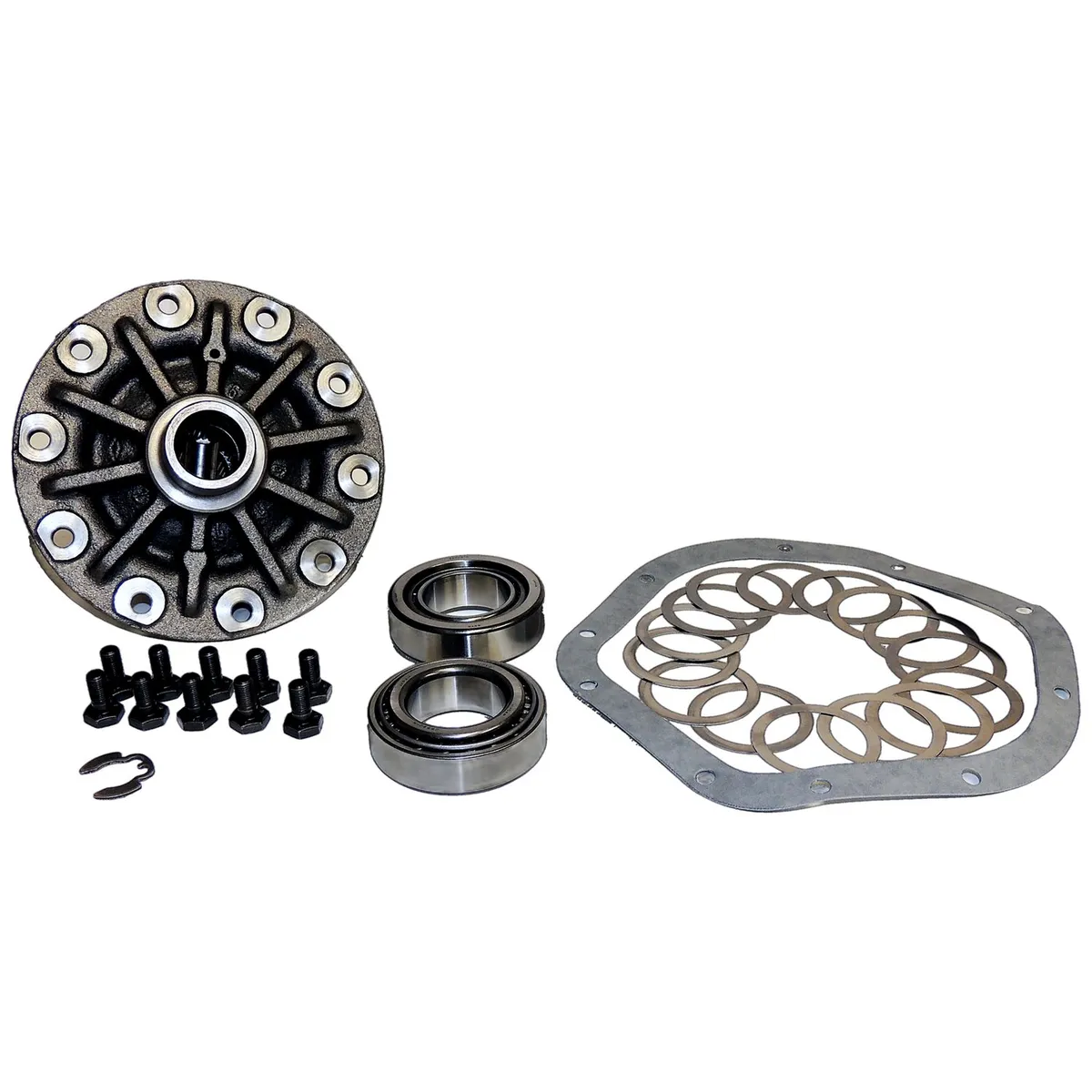 Differential Case Assembly; Incl. Differential Case w/Gear Set; Bearing Set; Shim Set; Ring Gear Bolts and Cover Gasket; For Use w/Dana 44; product image
