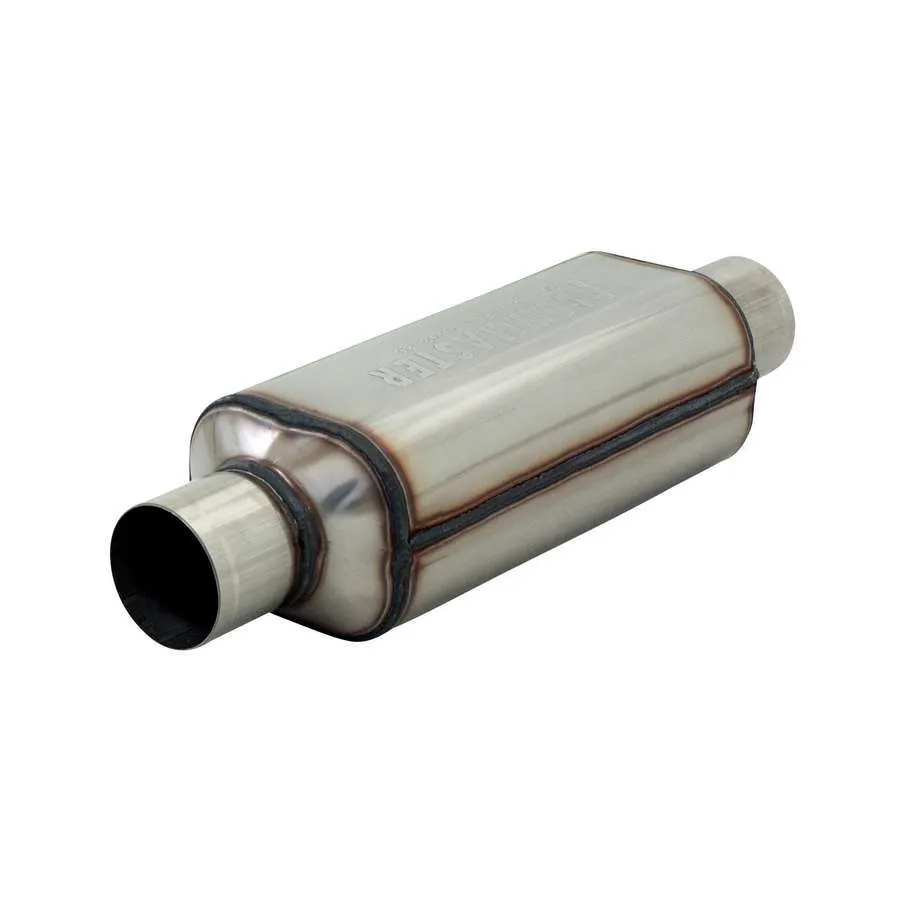 Flowmaster Super HP-2 Muffler 2.50" In/Out 4"H x 5"W x 12"L Body 304S