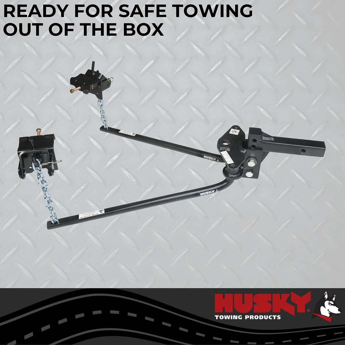 Husky Towing 31423 Rnd Bar 801 to 1200 LB Tong 12K Gross Trailer Wt Inc 10 Shank Without Ball product image