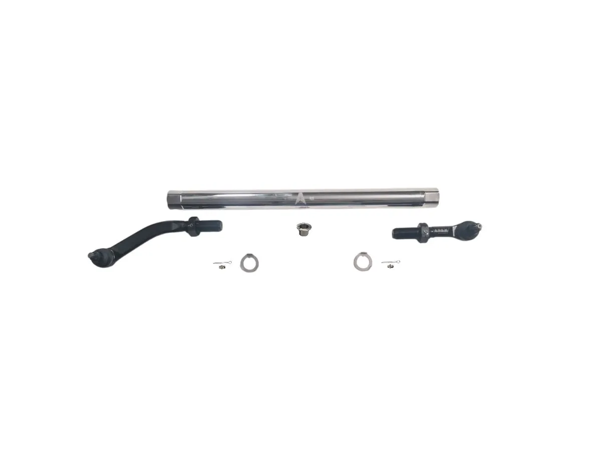 KIT143 - Jeep Wrangler JK 2.5 Ton ProLock Drag Link Assembly - YesFlip - Polished Aluminum product image
