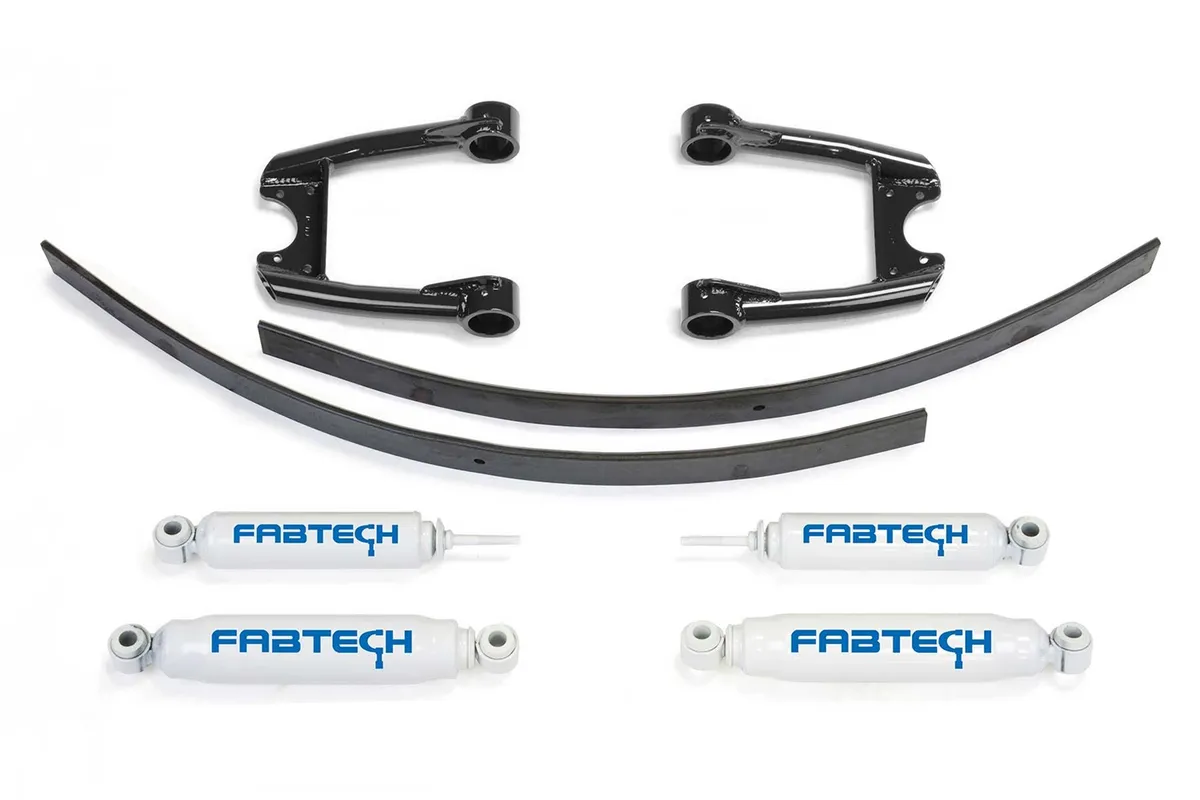 Performance Lift System w/Shocks; w/Performance Shocks; 3.5 in. Lift; Incl. Upper Control Arms; Rear Add-A-Leaf Kit; All Required Hardware; product image