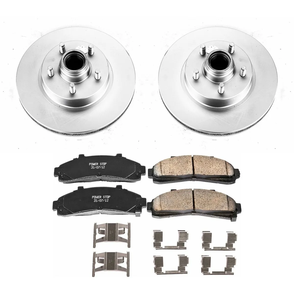 Z17 Geomet Coated Rotor Kit: Genuine Geomet Fully Coated Rotors; Ceramic Pads W/Hardware product image
