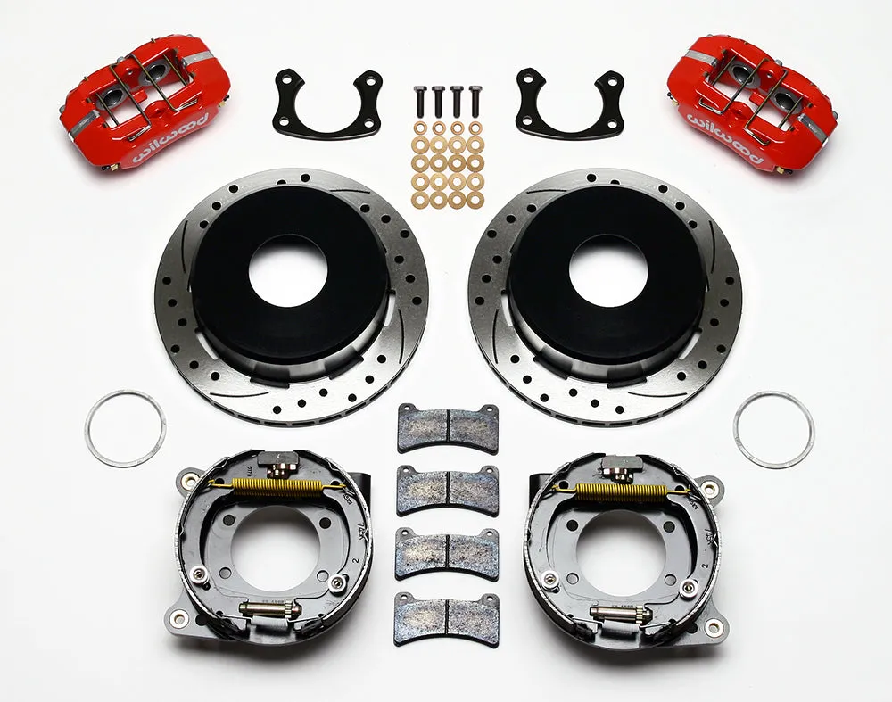 Wilwood FDP-LP 11.00in P-Brake Kit Drill-Red New Big Ford 2.50in Offset product image