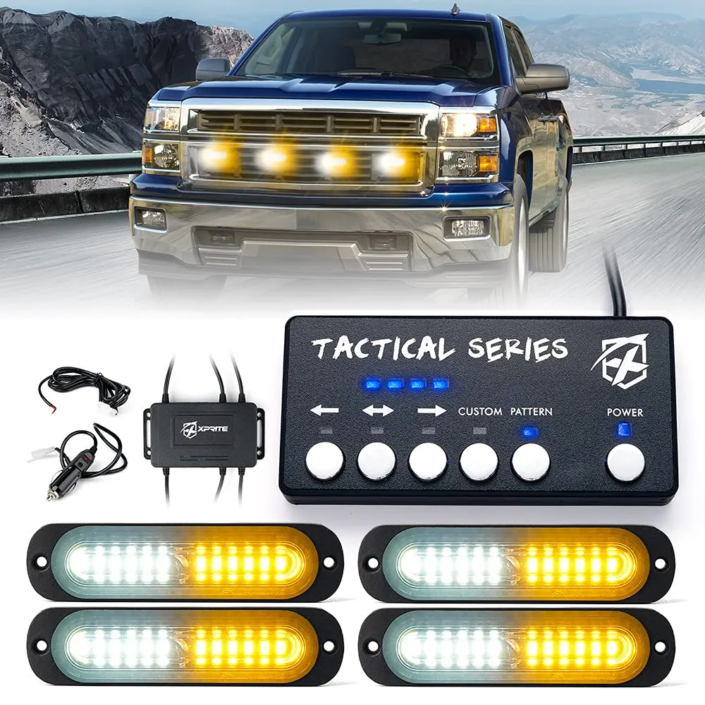 Grille and Surface Mount Light - Set of 4 | Tactical 12 Series product image