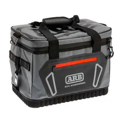 ARB ARB Cooler Bag;charcoal W/Red Highlights;15inl x 11inw x 9inh;holds 22 Cans