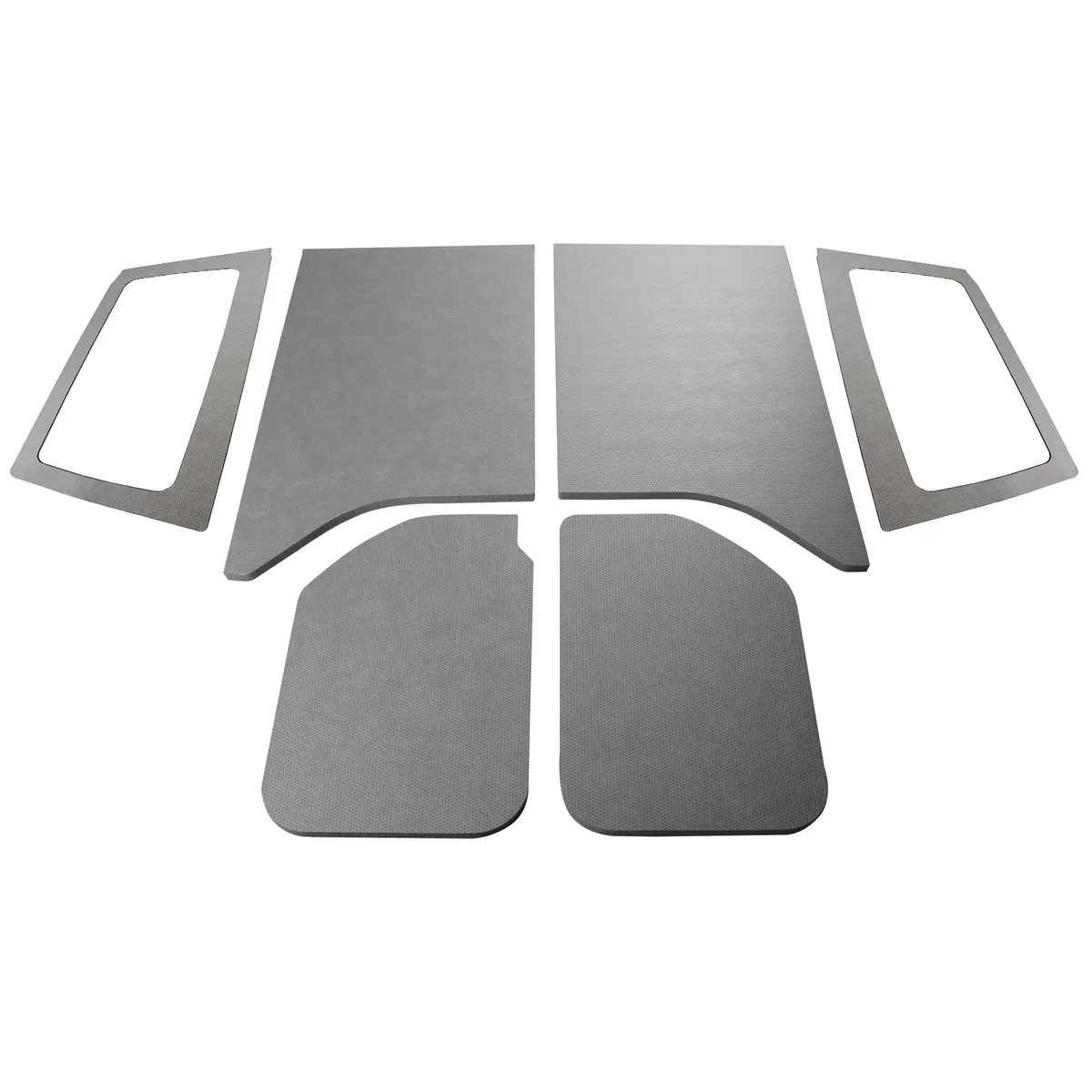 DEI 50289 '11-'18 Wrangler JK 2-Door Gray Leather Look Complete Headliner Kit 050289 product image