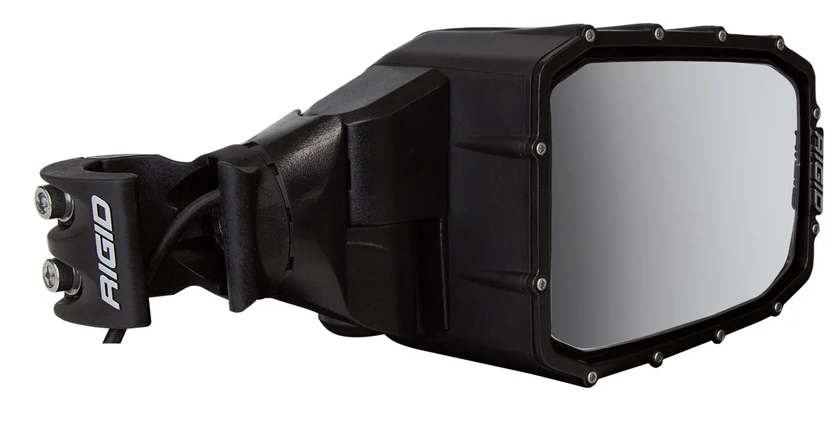 RIGID Industries 64011 Reflect Side Mirror With Integrated LED Light And Amber Side Light, Pair product image