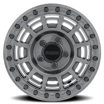 Method Race Wheels Aluminum Wheels 15x7 MR415 Beadlock UTV Bolt Pattern 5 On 114.3 Offset 38 Lip Size 0 Graphite GY Gloss Graphite Ring Method