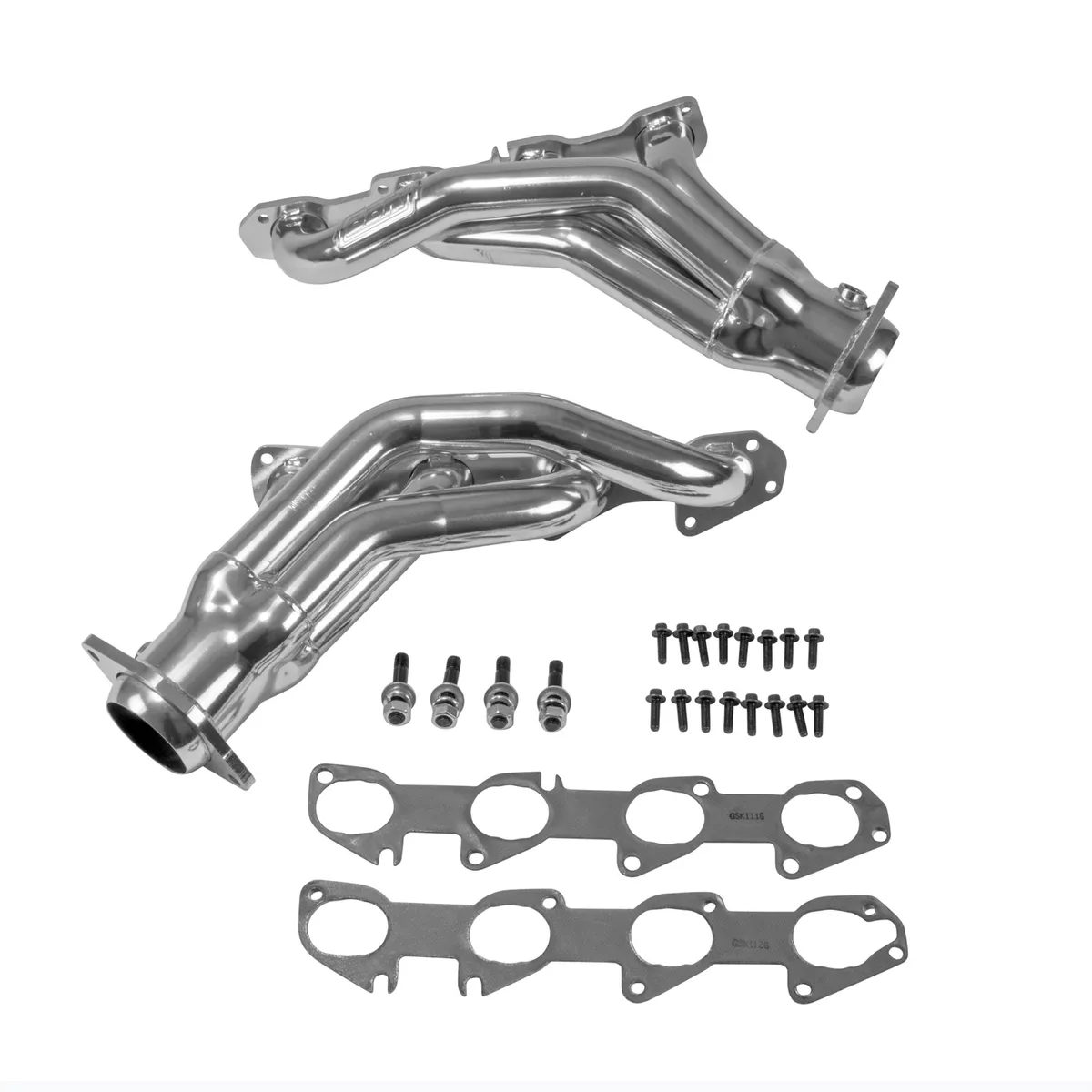 Dodge Challenger Charger 300C 6.4 6.2 Hemi 1-7/8 Shorty Exhaust Headers Polished Silver Ceramic 11-24 product image