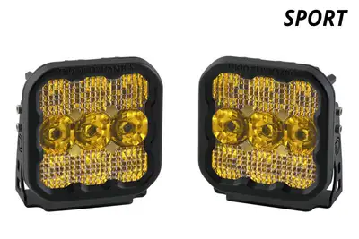 Diode Dynamics Diode Dynamics - SS5 LED Pod Sport Yellow Driving (pair)