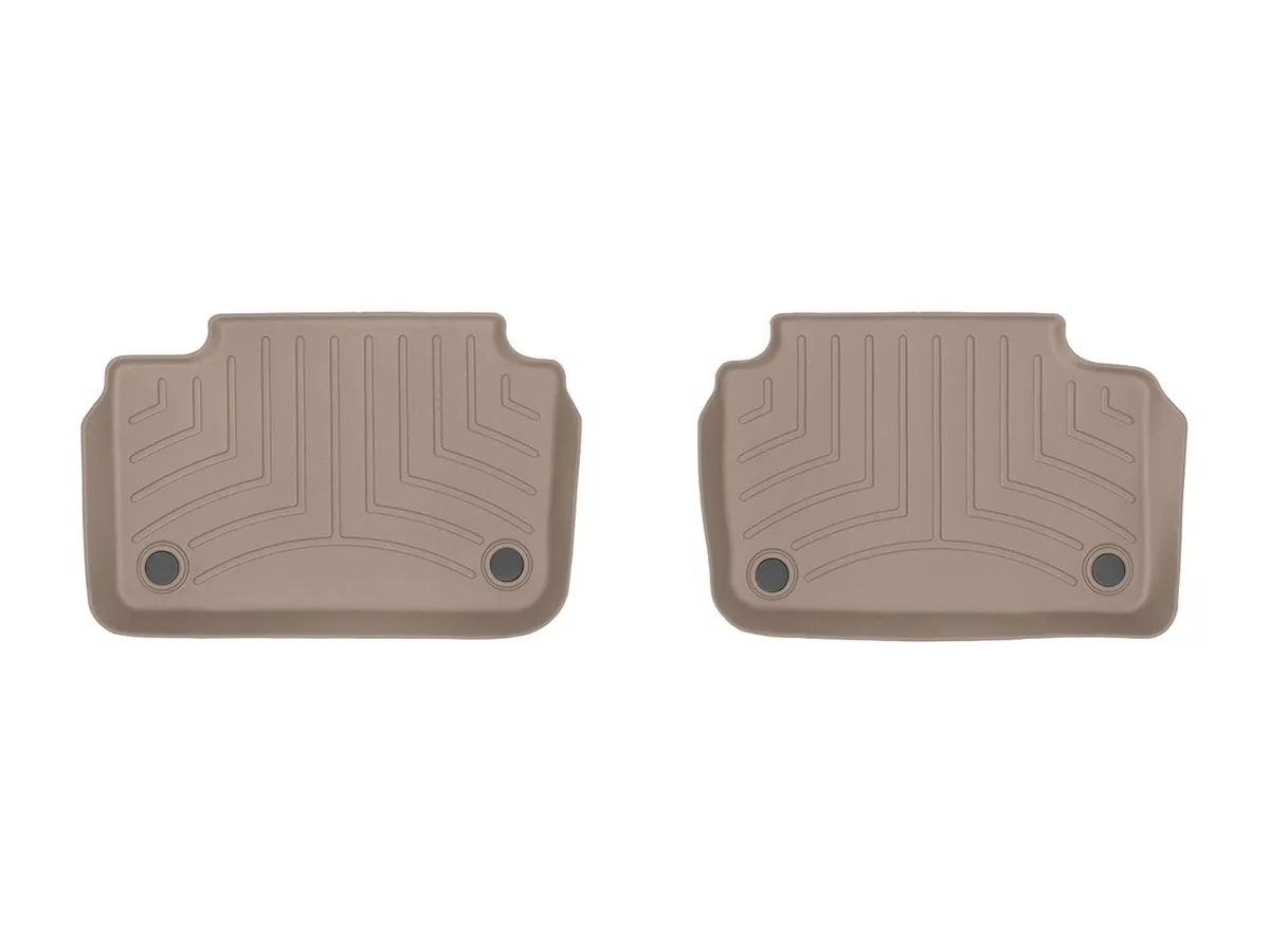 Weathertech FloorLiner™ DigitalFit®; Tan; Rear; 2 Piece;