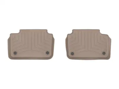 Weathertech FloorLiner™ DigitalFit®; Tan; Rear; 2 Piece;