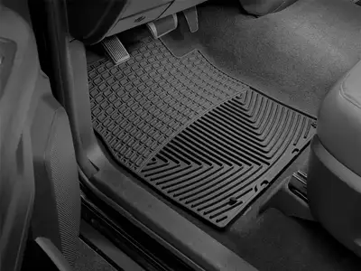 Weathertech Black Front Rubber Mats Dodge Ram Truck 1500 2012 - 2014 Fits vehicles with passenger side retention