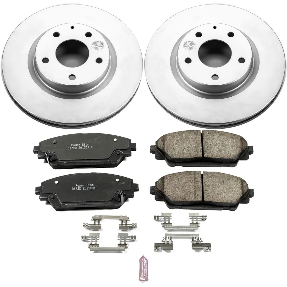 Z17 Geomet Coated Rotor Kit: Genuine Geomet Fully Coated Rotors; Ceramic Pads W/Hardware product image