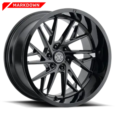 Method Race Wheels MR801 20x9 12mm Offset 6x5.5 106.25mm Centerbore Gloss Black Milled
