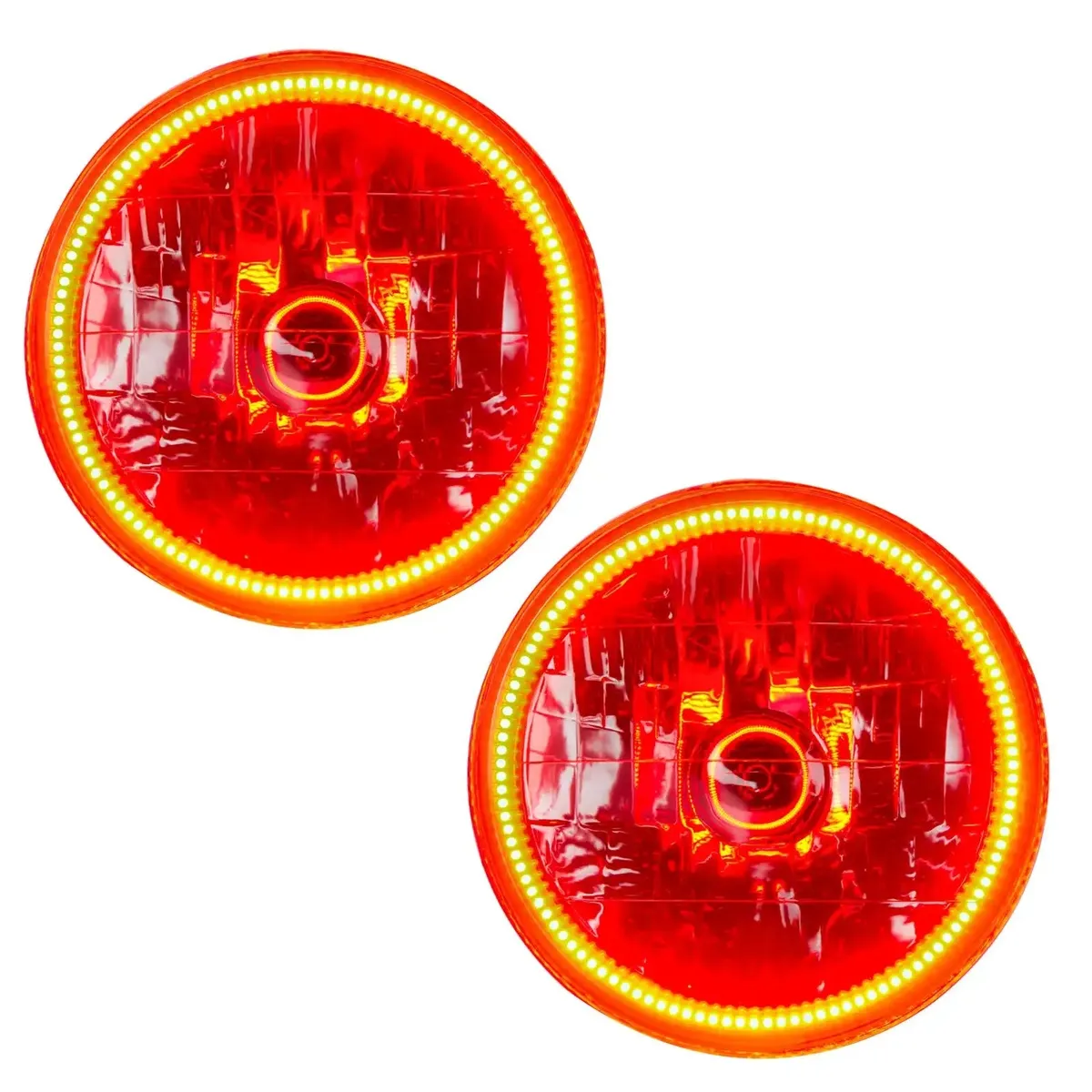 ORACLE Lighting 1997-2006 Jeep Wrangler TJ Pre-Assembled LED Halo Headlights product image