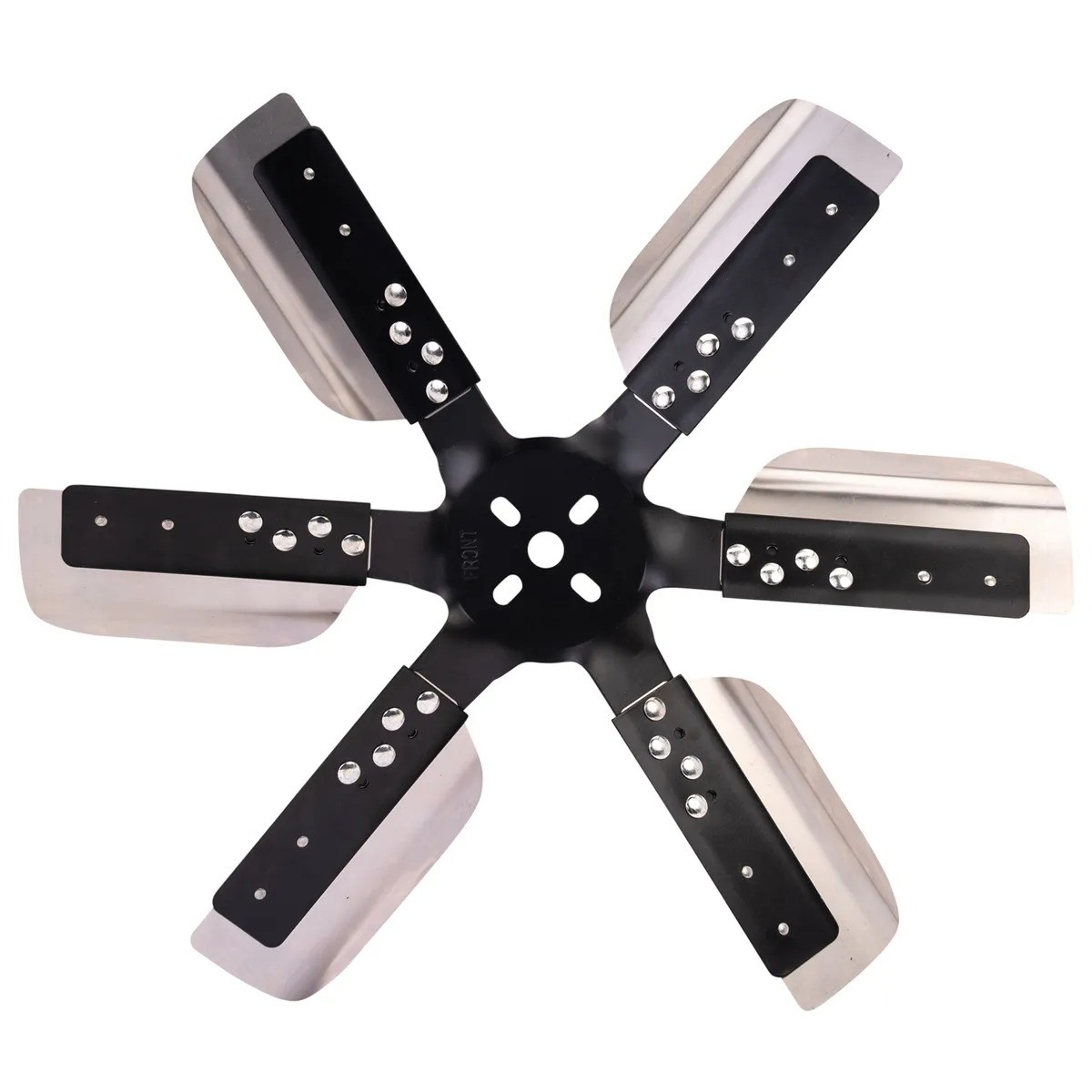 19 Heavy Duty Stainless Steel Standard Rotation Flex Fan, Black Hub product image