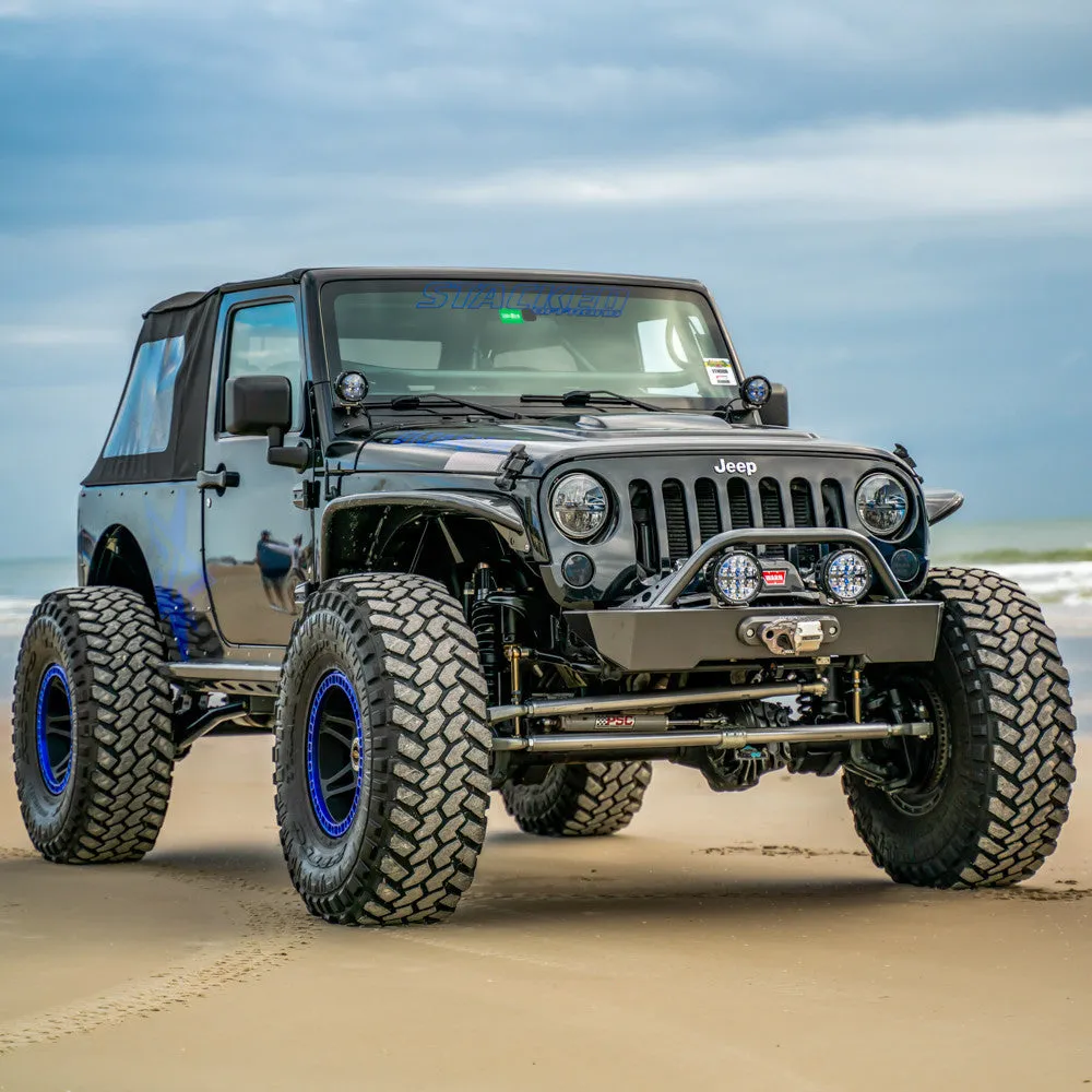 0718 Wrangler Krawler Lite Front Bumper With Hoop Raw product image