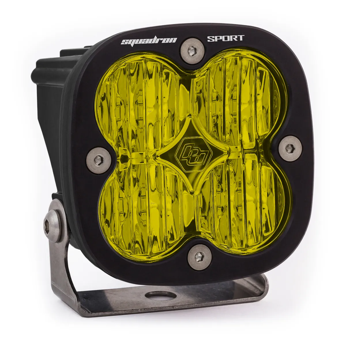 Baja Designs Squadron Sport Black LED Auxiliary Light Pod, Wide Cornering - Amber product image