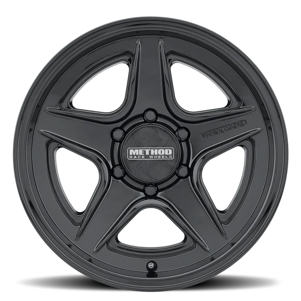 Aluminum Wheels 20x9 MR319 Bolt Pattern 8 On 170 Offset 18 Lip Size 1.06 Gloss Black GB Method product image