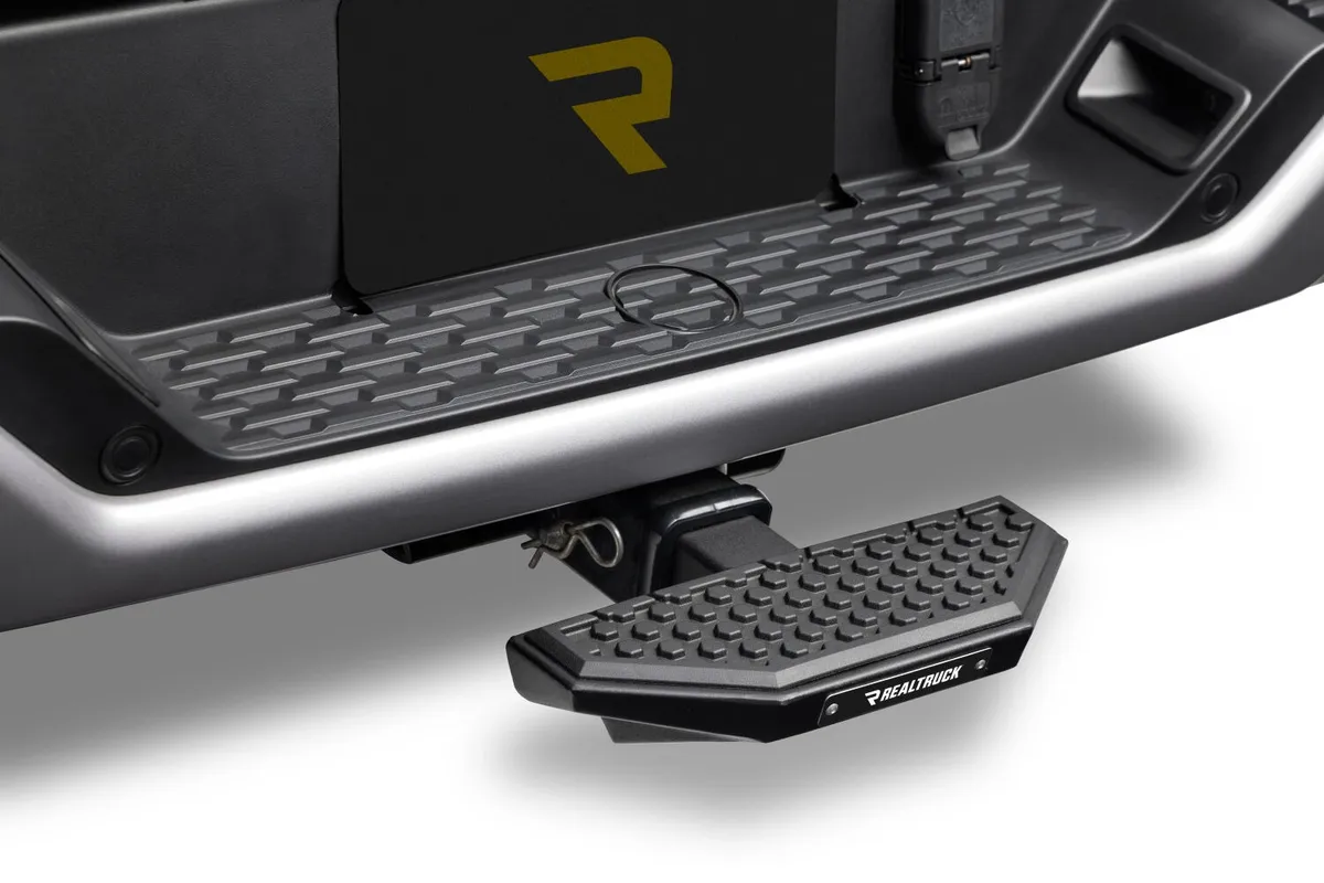 2in Hitch Receivers Universal Hitch Step With Hex Pattern Step Pad Black product image