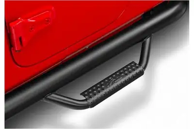 N-Fab 19c Gladiator 4 Door Truck 3in Textured Black Full Length Nerf Step