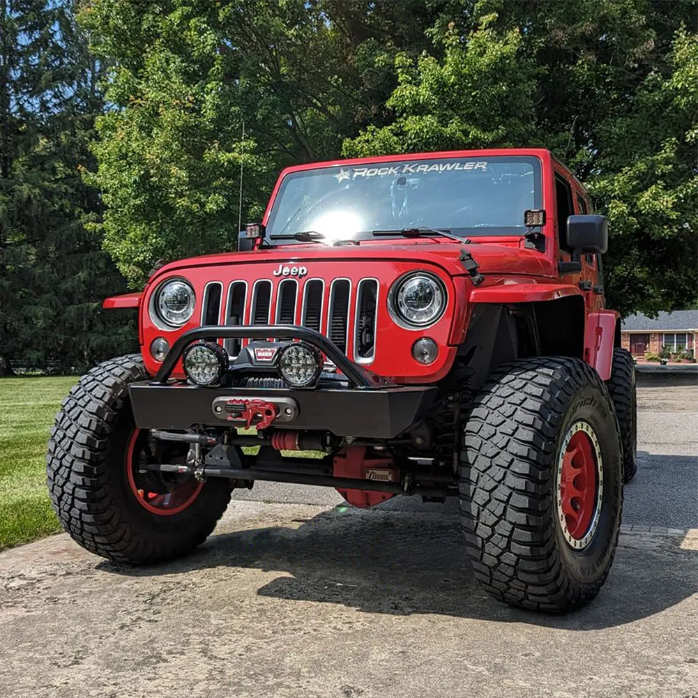 0718 Wrangler Krawler Lite Front Bumper With Hoop Raw product image