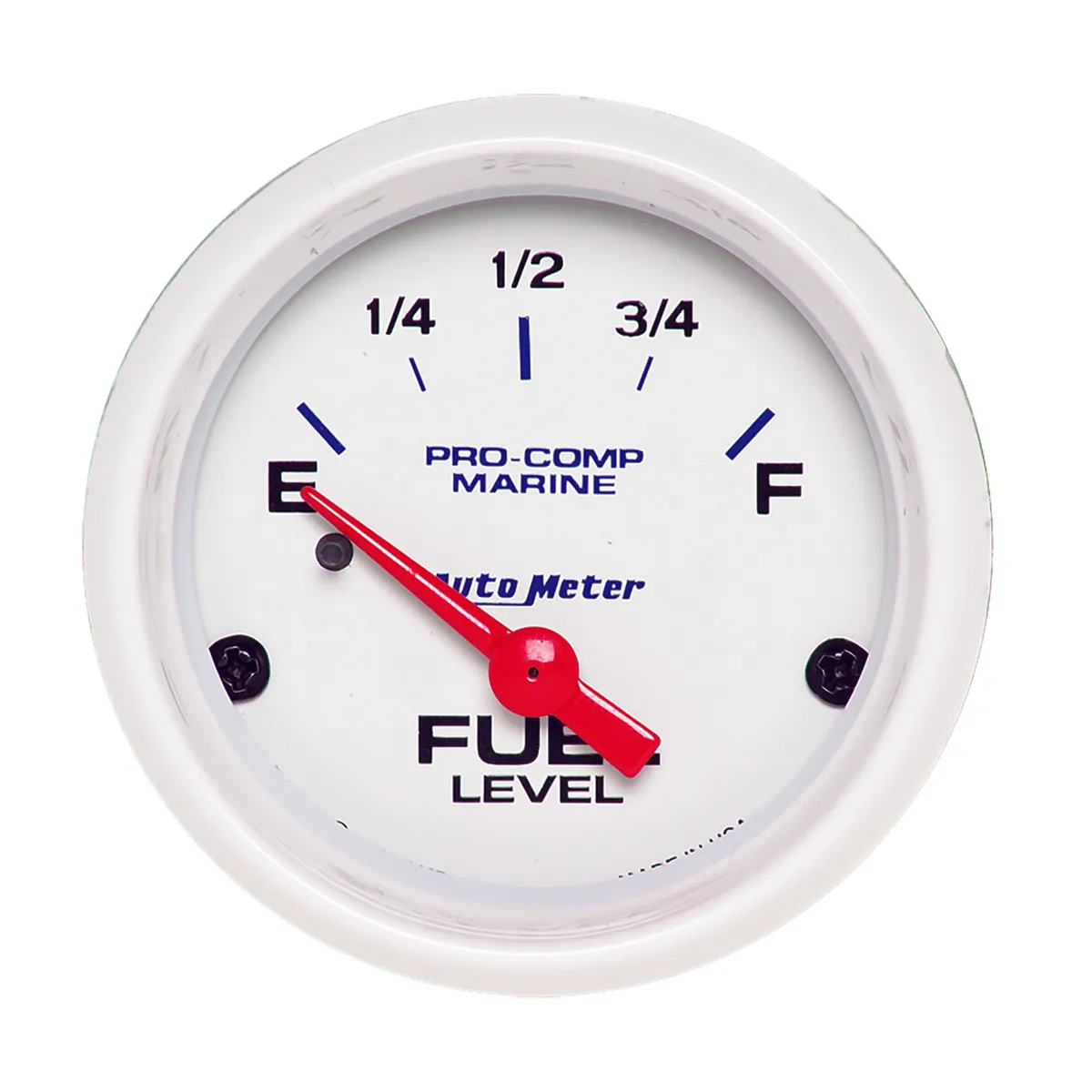 Gauge, Fuel Level, 2 1/16", 240oe to 33of, Elec, Marine White product image