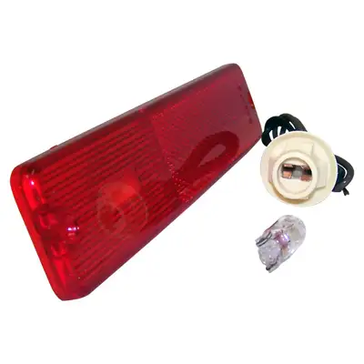 Crown Automotive Jeep Replacement Crown Automotive Jeep Replacement 994021K Red Side Marker Kit w/ Clear Bulb & Wiring for 72-86 CJs 74-91 SJ, J-Series