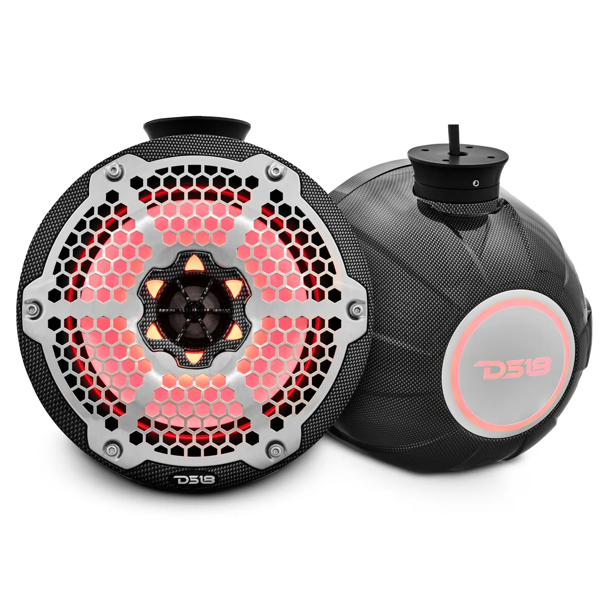 Nxl 8" Pod 375w Speaker With Integrated RGB LED Lights (Pair) - Perfect For Jet Skis product image