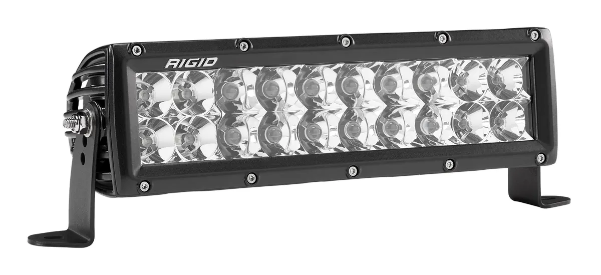 Rigid E-Series Pro LED Light, Spot/Flood Optic Combo, 10 Inch, Black Housing product image