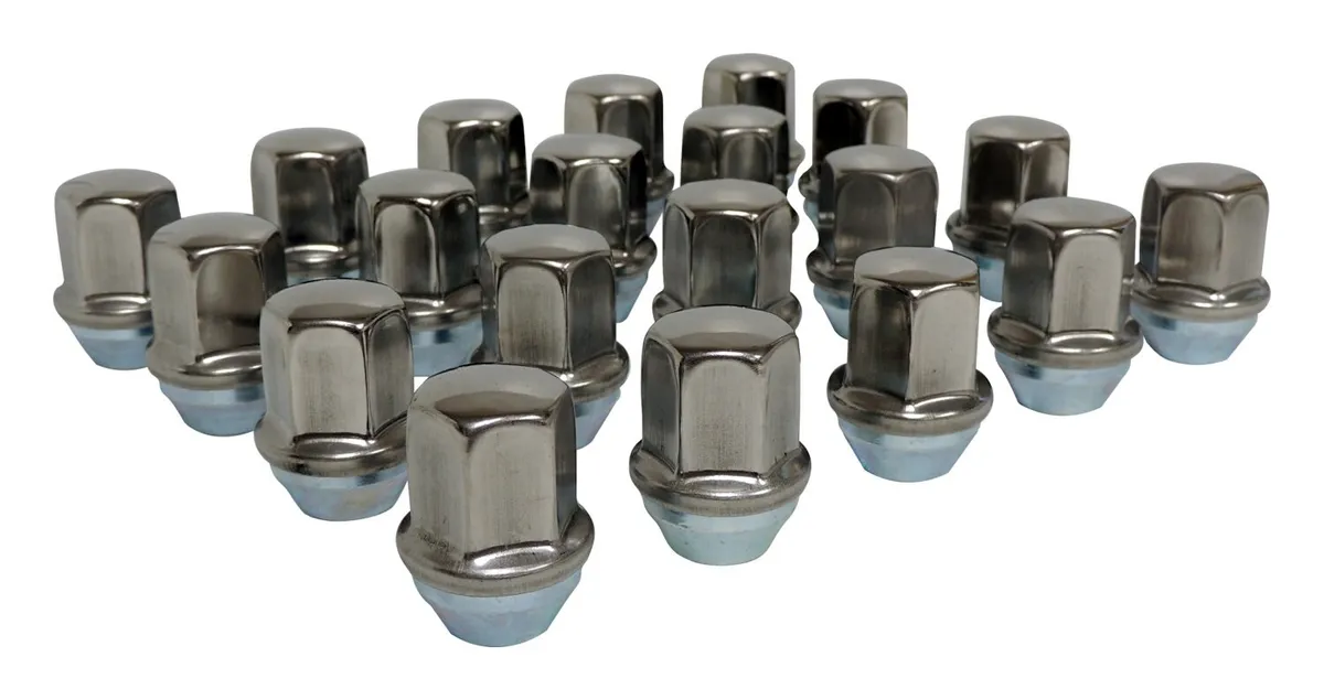 Crown Automotive Jeep Replacement 6509422K 20-Piece Stainless Lug Nut Kit for Jeep 18+ JL, 20+ JT, 11+ WK2, WL Models product image