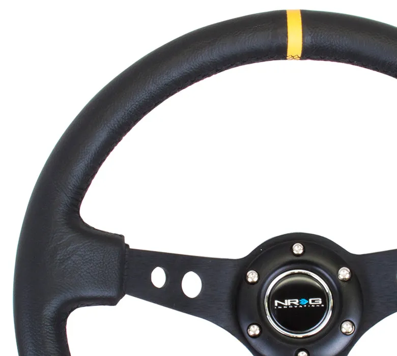 Steering Wheel 350mm 3in Dish Black Leather product image